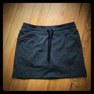 NWOT Grey Athletic Skirt with built in shorts